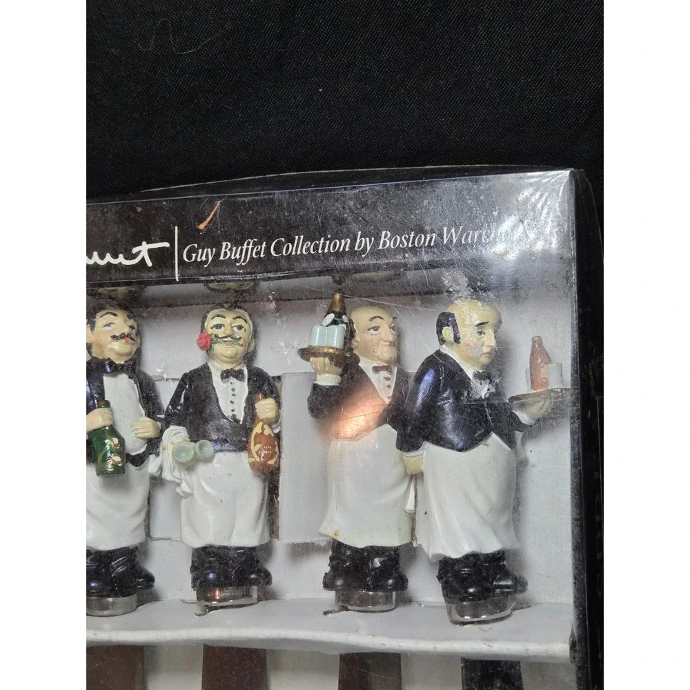 Boston Warehouse Guy Buffet Collection Set Four Stainless Steel Cheese Spreaders